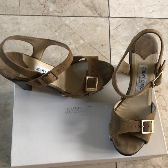 Jimmy Choo Shoes - 100% authentic jimmy Choo suede studded sandals 💋